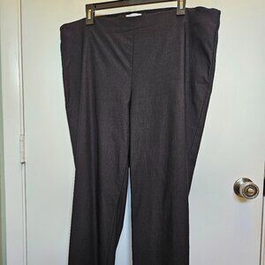 Size 22W Black Charter Club Ankle Dress Pant